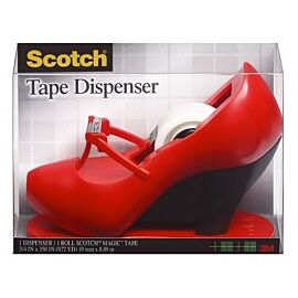 3M Scotch C-30 Red Shoe Tape Dispenser, 3 in x 3 in
