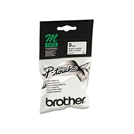 Brother P-touch 9mm MK-221 Tape, Black on White